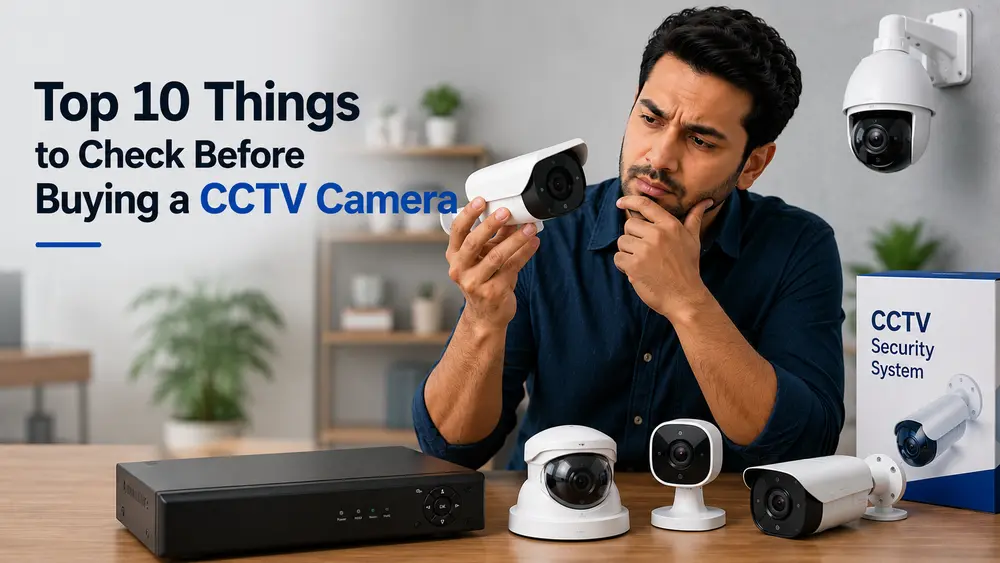 Top 10 Things to Check Before Buying a CCTV Camera