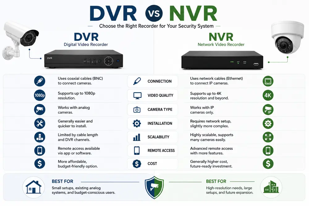DVR vs NVR difference